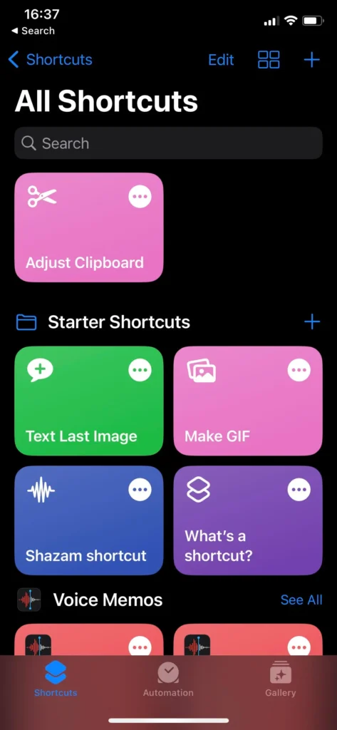 access the clipboard on iphone with shortcut app 1