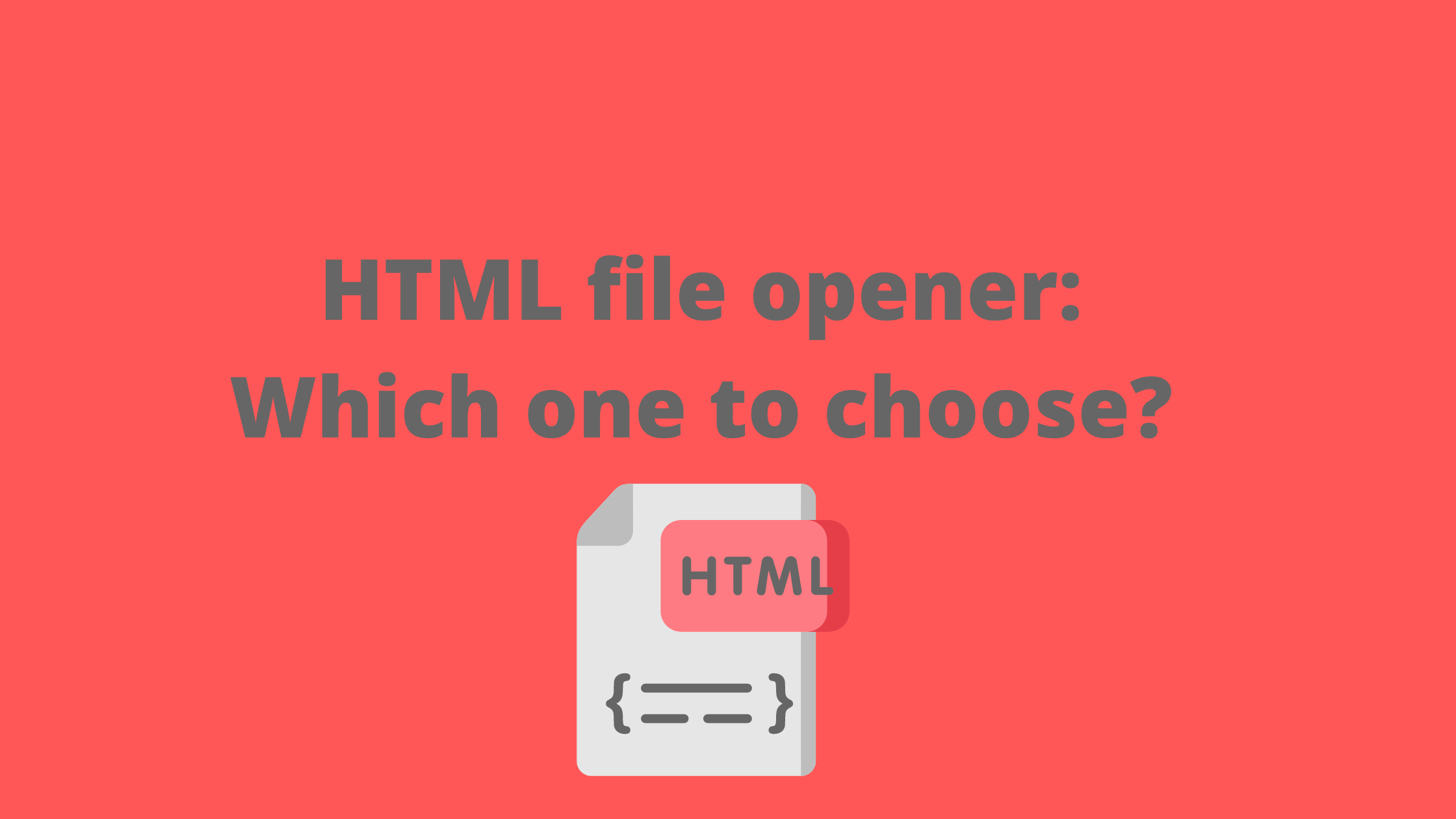 html file opener