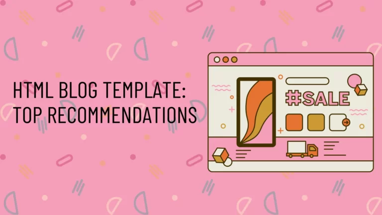 html blog template recommendations